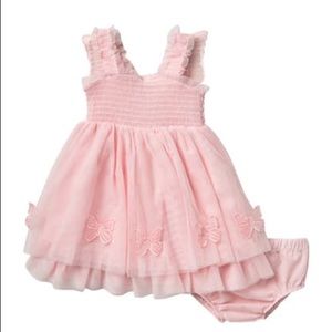 Nicole Miller Toddler Butterfly Dress 18 mo NEW